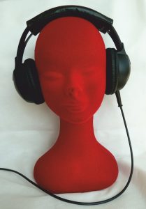 Kopf mit Oberon-Kopfhörer